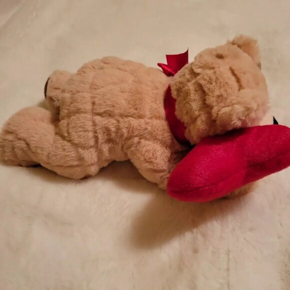 Ganz Get Your Hands On A Ganz Plush Bear Beary Sweet Teddy 12" Red Heart - Picture 4 of 6